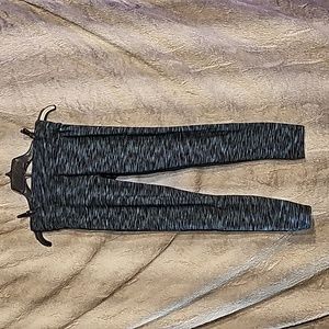 Marc New York leggings size s/ch in dark blue, grey and light blue